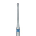 Long Round Diamond Bur, 1mm Ø, Medium, HP - 801L-010-HP - Avtec Dental