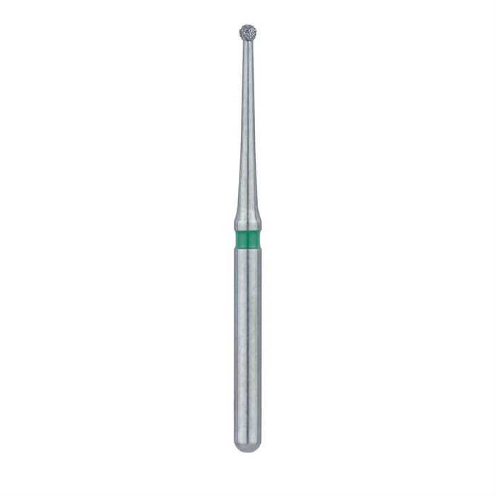 Long Round Diamond Bur, 1mm Ø, Coarse, FG - 801LG-010-FG - Avtec Dental