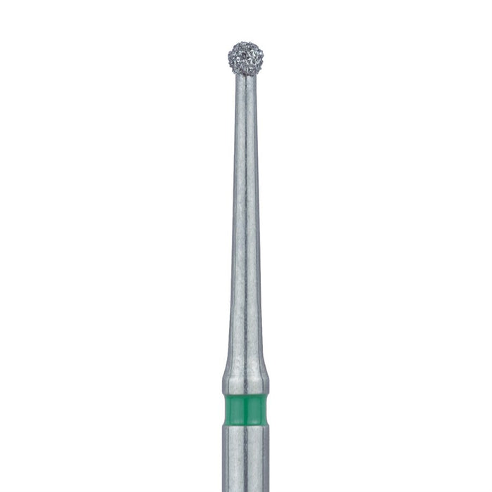 Long Round Diamond Bur, 1.2mm Ø, Coarse, FG - 801LG-012-FG - Avtec Dental