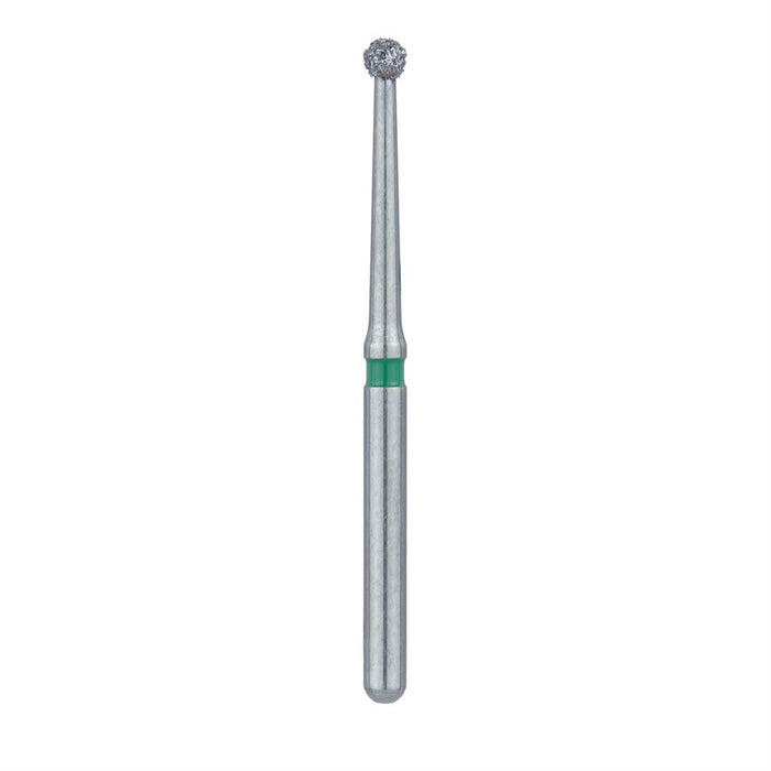 Long Round Diamond Bur, 1.6mm Ø, Coarse, FG - 801LG-016-FG - Avtec Dental