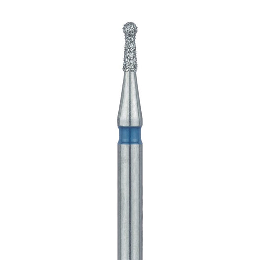 Round Diamond Bur, With Neck, 0.9mm Ø, Medium, FG - 802-009-FG - Avtec Dental