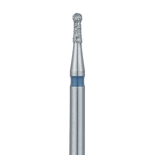 Round Diamond Bur, With Neck, 1mm Ø, Medium, FG - 802-010-FG - Avtec Dental