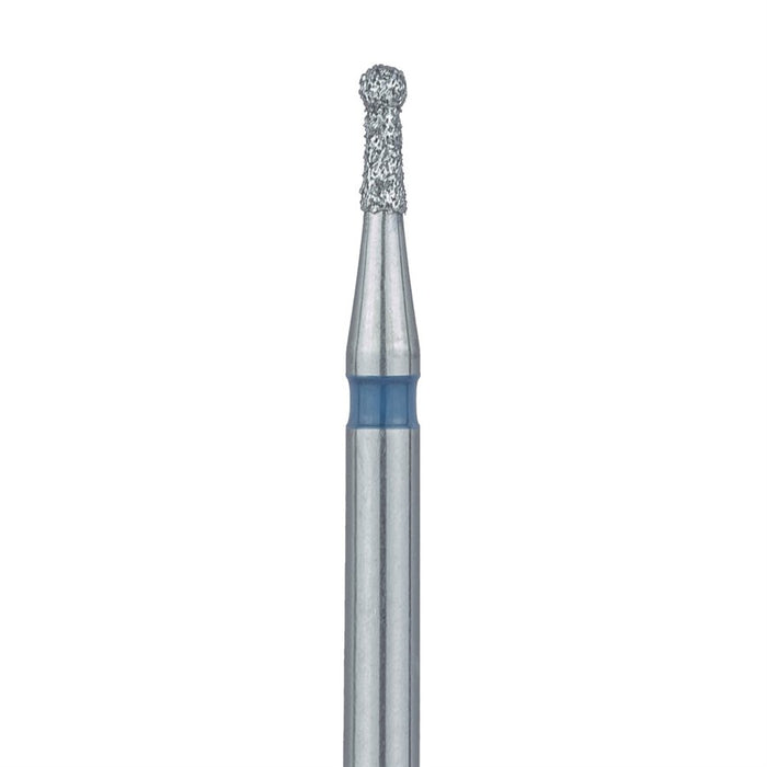 Round Diamond Bur, With Neck, 1mm Ø, Medium, FG - 802-010-FG - Avtec Dental