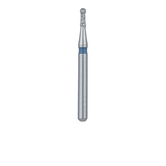 Round Diamond Bur, With Neck, 1mm Ø, Medium, FG - 802-010-FG - Avtec Dental
