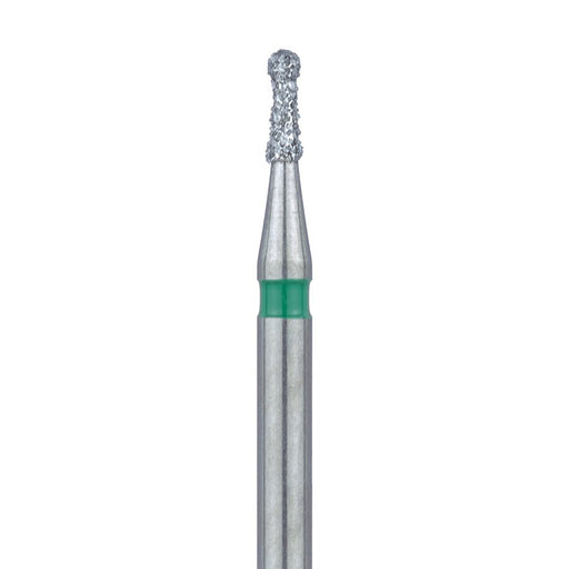 Round Diamond Bur, With Neck, 1mm Ø, Coarse, FG -802G-010-FG - Avtec Dental