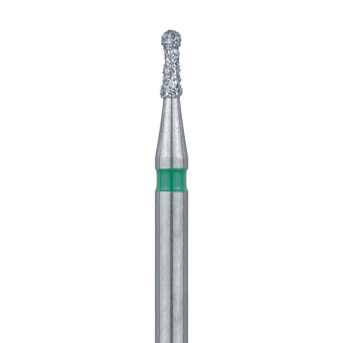 Round Diamond Bur, With Neck, 1mm Ø, Coarse, FG -802G-010-FG - Avtec Dental