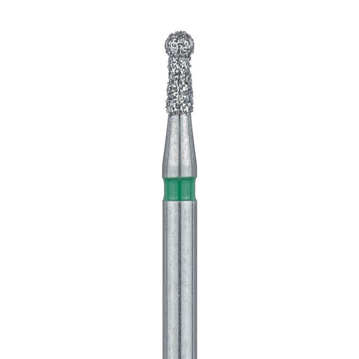Round Diamond Bur, With Neck, 1.4mm Ø, Coarse, FG - 802G-014-FG - Avtec Dental