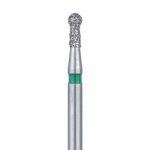 Round Diamond Bur, With Neck, 1.6mm Ø, Coarse, FG - 802G-016-FG - Avtec Dental