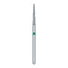 Round Tapered Diamond Bur, Safe End, 1.4mm Ø, Coarse, FGL - 802KG-014-FGL - Avtec Dental