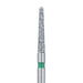Round Tapered Diamond Bur, Safe End, 1.4mm Ø, Coarse, FG - 802KG-014-FG - Avtec Dental