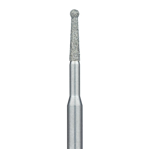 Round Diamond Bur, With Neck, 1.4mm Ø, Medium, RAL - 802L-014-RAL - Avtec Dental