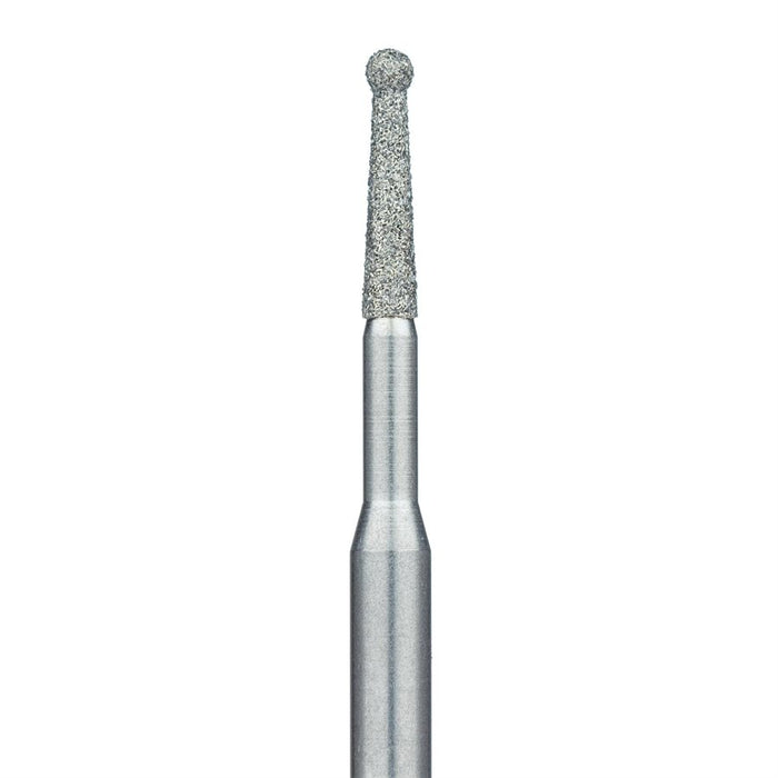Round Diamond Bur, With Neck, 1.4mm Ø, Medium, RAL - 802L-014-RAL - Avtec Dental