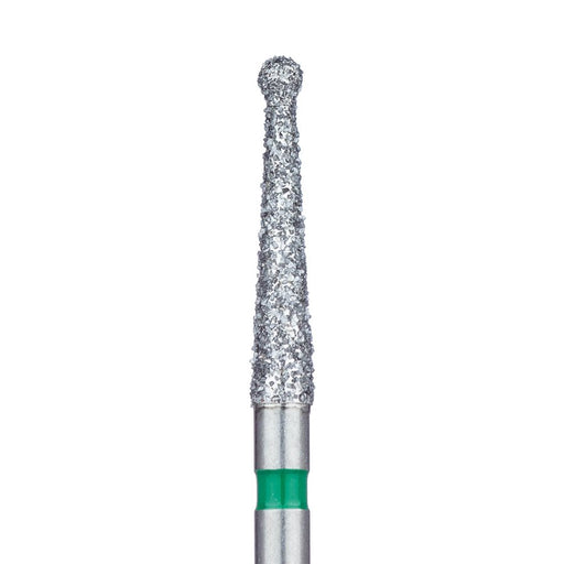 Round Diamond Bur, With Neck, 1.2mm Ø, Coarse, FG - 802LG-012-FG - Avtec Dental
