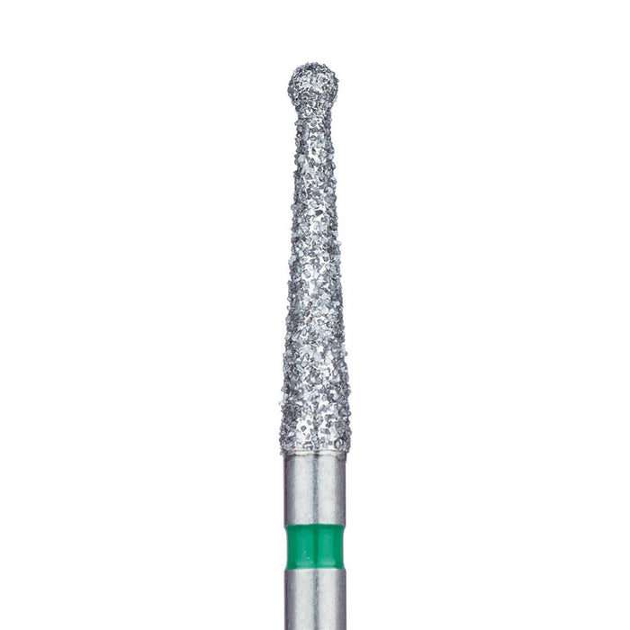Round Diamond Bur, With Neck, 1.2mm Ø, Coarse, FG - 802LG-012-FG - Avtec Dental