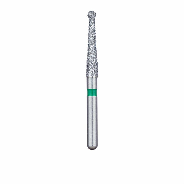 Round Diamond Bur, With Neck, 1.2mm Ø, Coarse, FG - 802LG-012-FG - Avtec Dental