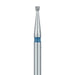 Inverted Cone Diamond Bur, 1mm Ø, Medium, FG - 805-010-FG - Avtec Dental