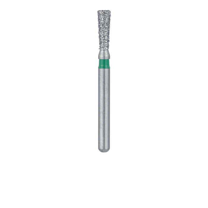 Single-Use Diamond Bur, Sterile, 25 Pack, 1.8mm Ø, Long Inverted Cone, 5mm Working Length, Coarse, FG - 0318.5C - Avtec Dental
