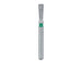 Single-Use Diamond Bur, Sterile, 25 Pack, 1.8mm Ø, Long Inverted Cone, 5mm Working Length, Coarse, FG - 0318.5C - Avtec Dental