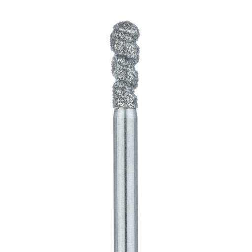 Long Pear Diamond Bur, Cool & Efficient, 2.1mm Ø, Medium, FG - 808LD-021-FG - Avtec Dental