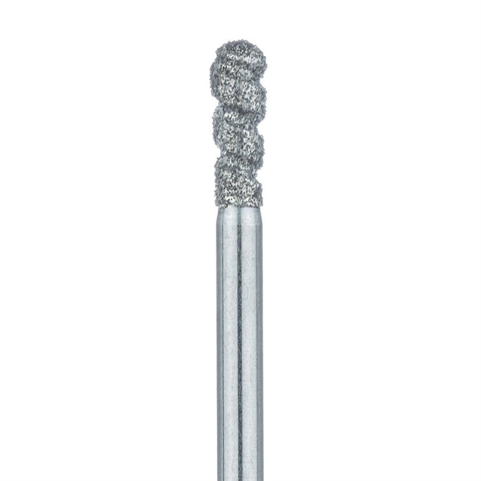 Long Pear Diamond Bur, Cool & Efficient, 2.1mm Ø, Medium, FG - 808LD-021-FG - Avtec Dental