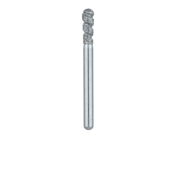Long Pear Diamond Bur, Cool & Efficient, 2.1mm Ø, Medium, FG - 808LD-021-FG - Avtec Dental