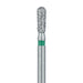 Round Pear Diamond Bur, 1.8mm Ø, Coarse, FG - 808RG-018-FG - Avtec Dental