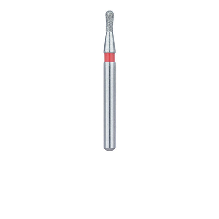 Round Pear Diamond Bur, 1mm Ø, Fine, FG - 809RF-010-FG - Avtec Dental