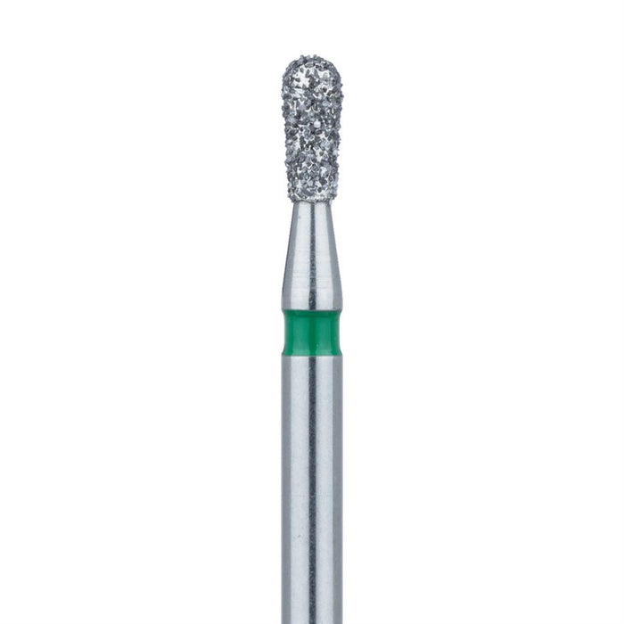 Round End Pear Diamond Bur, 1.6mm Ø, Coarse, FG - 809RG-016-FG - Avtec Dental