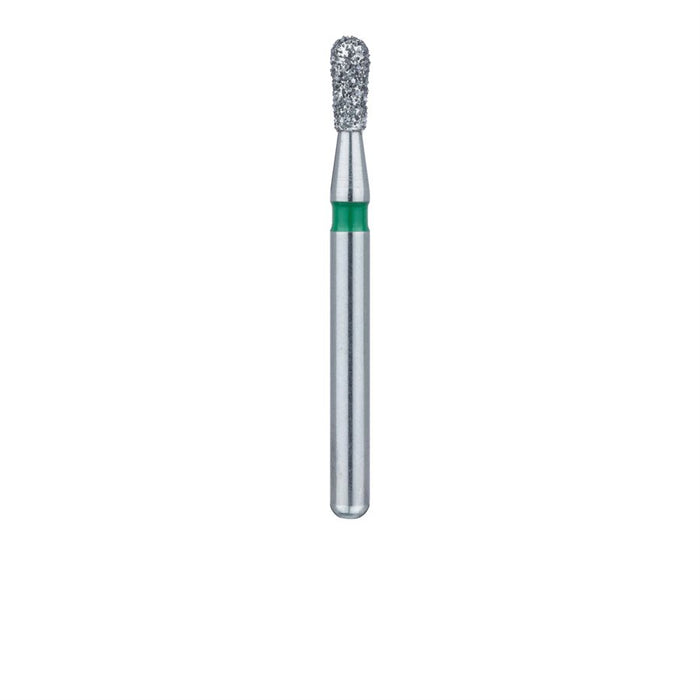 Round End Pear Diamond Bur, 1.6mm Ø, Coarse, FG - 809RG-016-FG - Avtec Dental