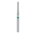 Single-Use Diamond Bur, Sterile, 25 Pack, 1.6mm Ø, Spiral, Tapered, Round End, 10mm Working Length, Coarse, FG - 8116.10C - Avtec Dental