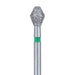 Barrel Diamond Bur, 3.3mm Ø, Coarse, FG - 811G-033-FG - Avtec Dental