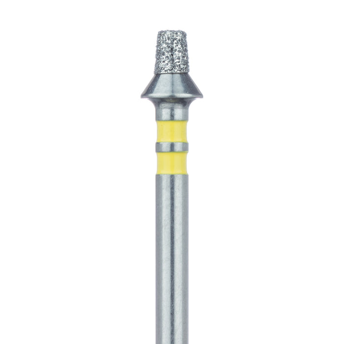 Occlusal Reduction Diamond Bur, Tapered, 1.7mm Ø, 2mm Depth, Coarse, FG - 828TY-017-FG - Avtec Dental
