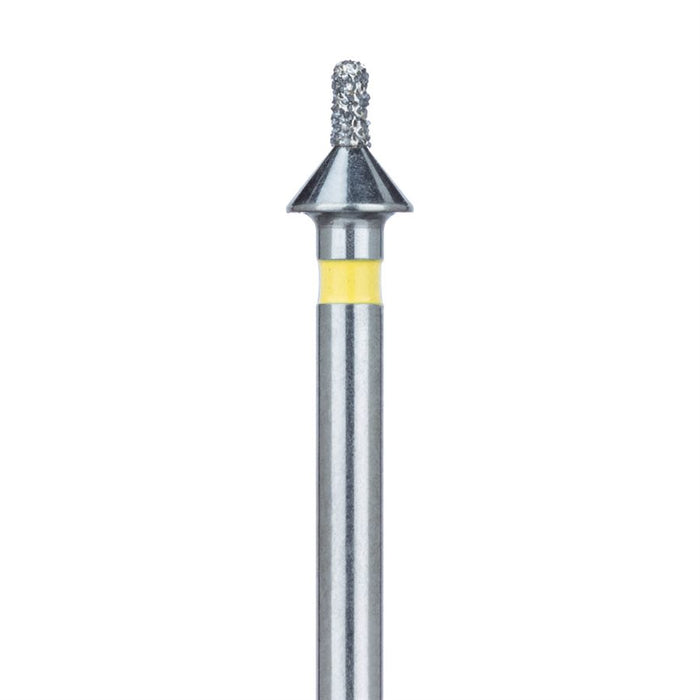 Occlusal Reduction Diamond Bur, 0.9mm Ø, 2mm Depth, Coarse, FG - 828Y-009-FG - Avtec Dental
