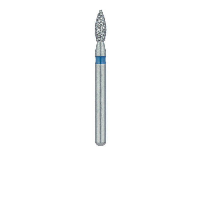 Pointed Football Diamond Bur, 1.6mm Ø, Medium, FG - 830-016-FG - Avtec Dental