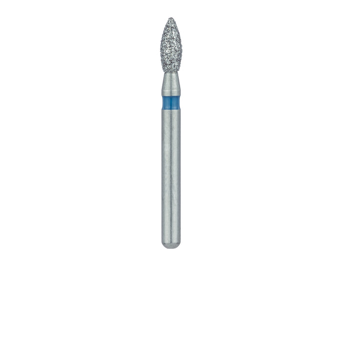 Pointed Football Diamond Bur, 1.8mm Ø, Medium, FG - 830-018-FG - Avtec Dental