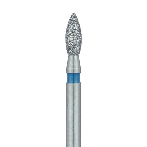 Pointed Football Diamond Bur, 1.8mm Ø, Medium, FG - 830-018-FG - Avtec Dental