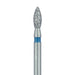 Pointed Football Diamond Bur, 1.8mm Ø, Medium, FG - 830-018-FG - Avtec Dental