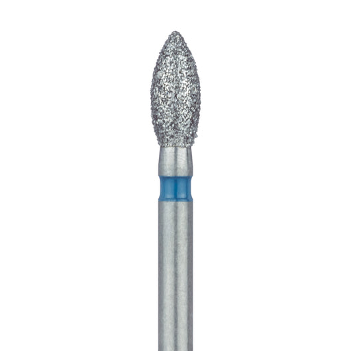 Pointed Football Diamond Bur, 2.3mm Ø, Medium, FG - 830-023-FG - Avtec Dental