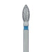 Pointed Football Diamond Bur, 2.3mm Ø, Medium, FG - 830-023-FG - Avtec Dental