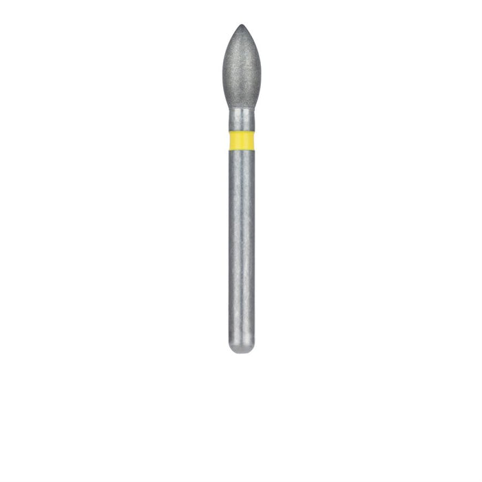 Pointed Football Diamond Bur, 2.3mm Ø, Extra Fine, FG - 830C-023-FG - Avtec Dental