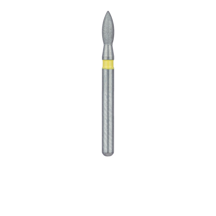 Pointed Football Diamond Bur, 1.6mm Ø, Extra Fine, FG - 830C-016-FG - Avtec Dental
