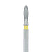 Pointed Football Diamond Bur, 1.6mm Ø, Extra Fine, FG - 830C-016-FG - Avtec Dental