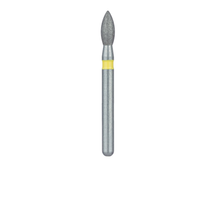 Pointed Football Diamond Bur, 1.8mm Ø, Extra Fine, FG - 830C-018-FG - Avtec Dental