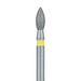 Pointed Football Diamond Bur, 1.8mm Ø, Extra Fine, FG - 830C-018-FG - Avtec Dental