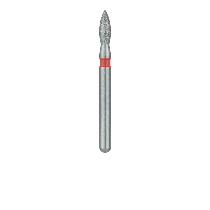 Pointed Football Diamond Bur, 1.6mm Ø, Fine, FG - 830F-016-FG - Avtec Dental