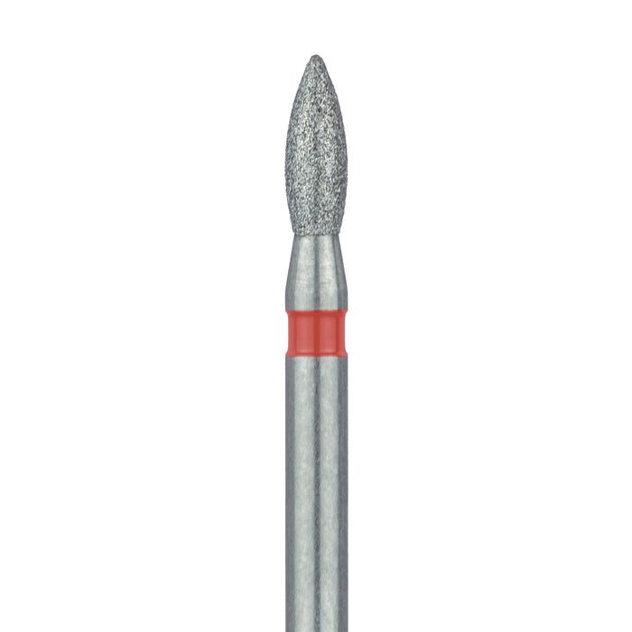 Pointed Football Diamond Bur, 1.6mm Ø, Fine, FG - 830F-016-FG - Avtec Dental