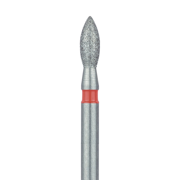 Pointed Football Diamond Bur, 1.8mm Ø, Fine, FG - 830F-018-FG - Avtec Dental