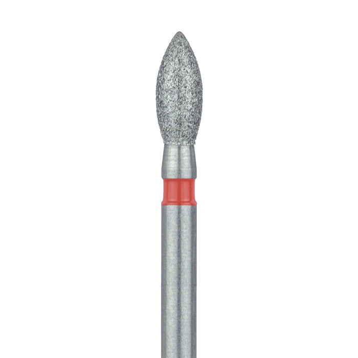 Pointed Football Diamond Bur, 2.1mm Ø, Fine, FG - 830F-021-FG - Avtec Dental