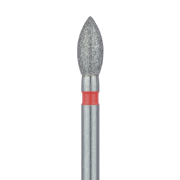 Pointed Football Diamond Bur, 2.3mm Ø, Fine, FG - 830F-023-FG - Avtec Dental
