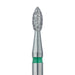 Pointed Football Diamond Bur, 2.3mm Ø, Coarse, RA - 830G-023-RA - Avtec Dental